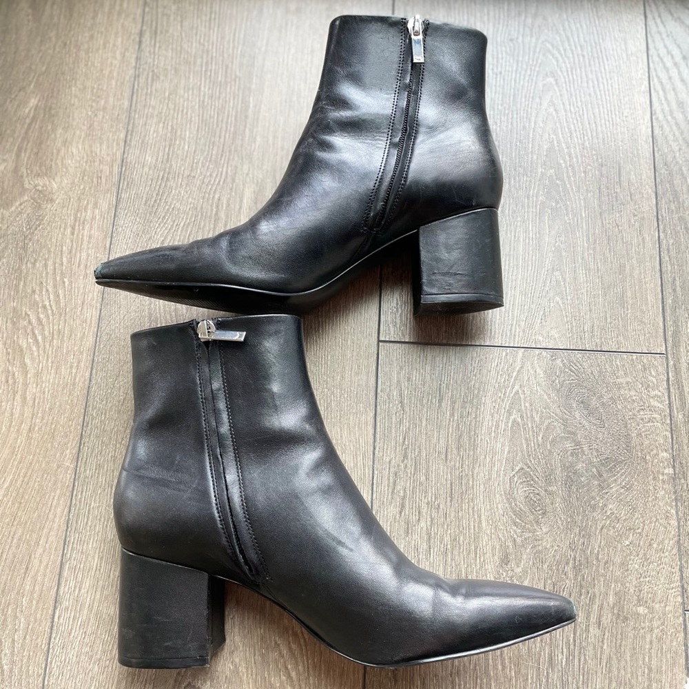 Marc fisher booties 100% leather, sz. 7